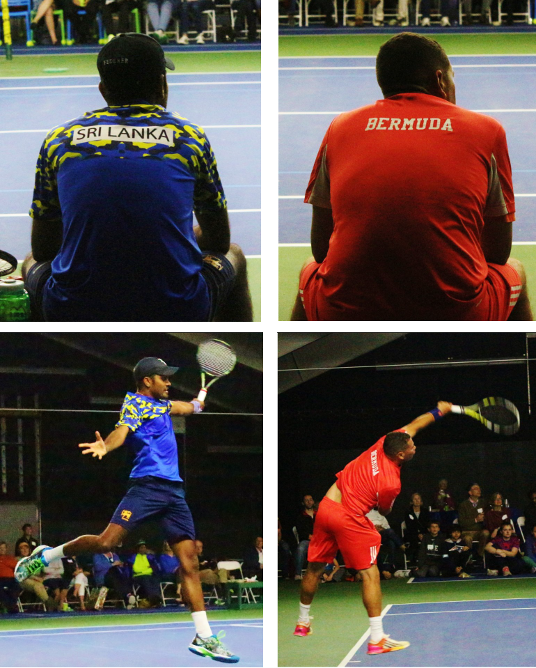 Sri Lanka’s Harshana Godamanna Vs. Bermuda’s Gavin Manders Winner: Sportsmen’s Tennis & Enrichment Center Campership Fund!